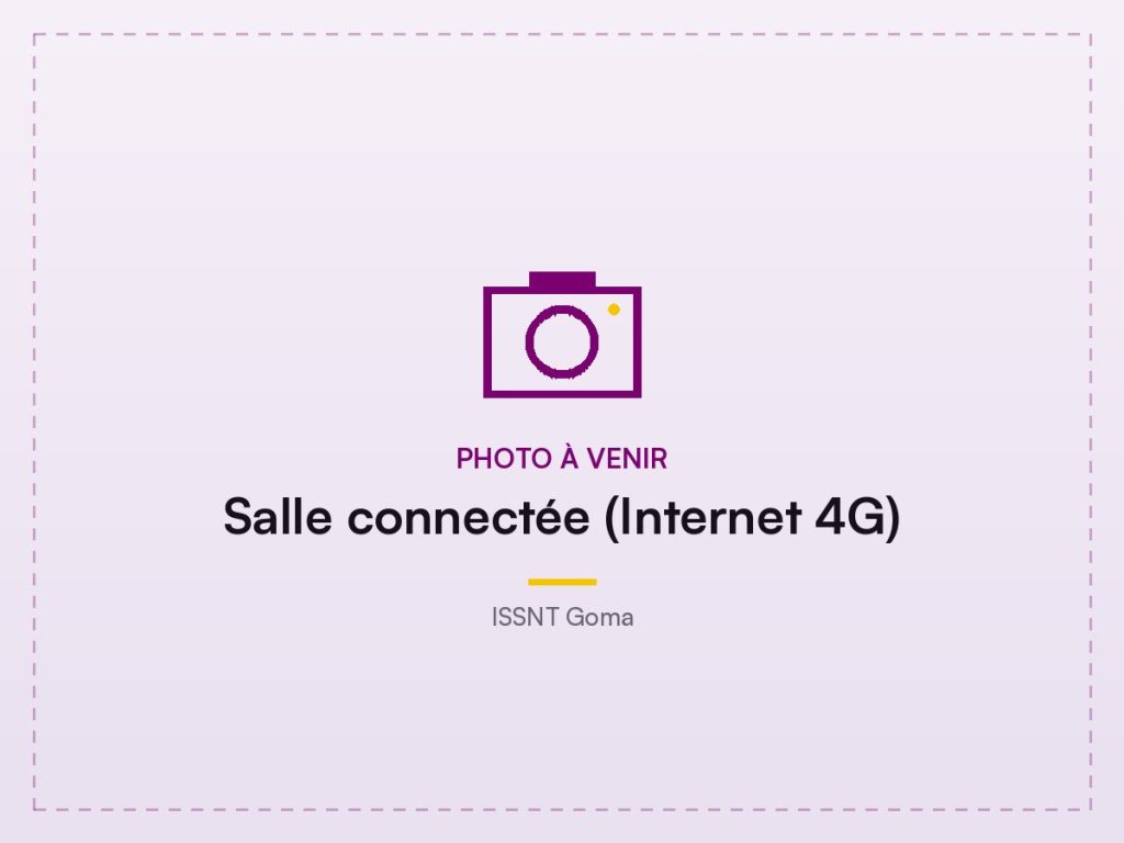 Salle connectée (Internet 4G)