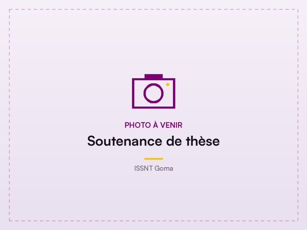 Soutenance de thèse